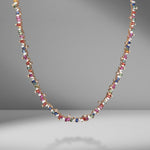 Rainbow Fireworks Tennis Necklace