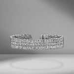 Firework Round & Baguette Diamond Bangle