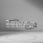 Firework Round & Baguette Diamond Bangle