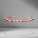 Ruby & Diamond Bangle
