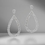 Eternity Pear Earrings