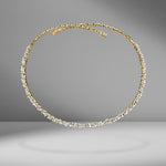Classic Fireworks Diamond Collar Necklace