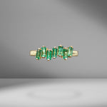 Fireworks Emerald Ring