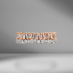 Two-Toned Short Stack Eternity Band