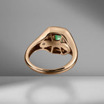 Emerald Baguette Pinky Ring