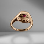 Ruby Baguette Pinky Ring