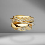 Yellow Gold Essential Orbit Ring