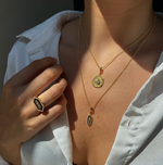 N/S Triple Diamond Enamel Charm