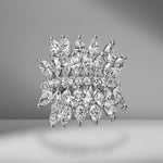 Large Diamond Marquise Butterfly Ring