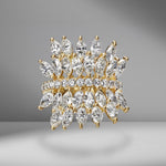 Large Diamond Marquise Butterfly Ring