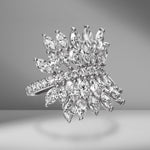 Large Diamond Marquise Butterfly Ring