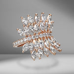 Large Diamond Marquise Butterfly Ring