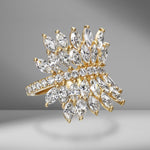 Large Diamond Marquise Butterfly Ring