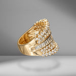 Mixed Diamond Glitz Ring