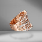 Mixed Diamond Glitz Ring