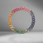 Medium Rainbow Link Bracelet