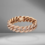 Jumbo Pavé Link Bracelet