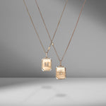 Mini Initial Nameplate Necklace