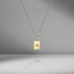 Mini Initial Nameplate Necklace