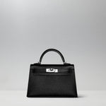 Mini Kelly 20cm in Black by Hermès