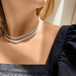 Small Graduated Diamond Necklace